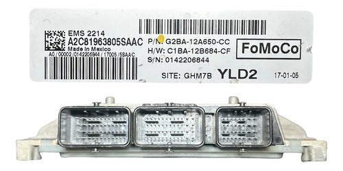 Pcm Computadora Ford Fiesta 1.6l A/t 2016 G2ba-12a650-cc