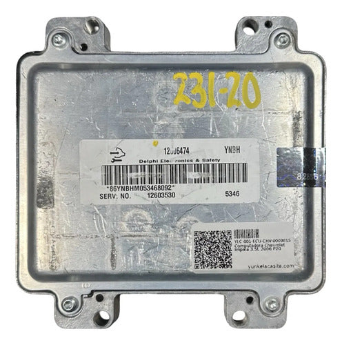 Computadora Chevrolet Impala 3.5l 2006 12606474 (ynbh) P20