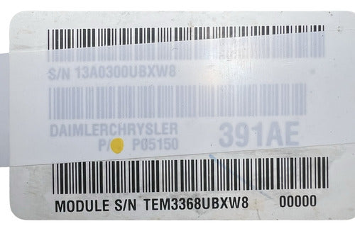Computadora Dodge Ram 1500 5.7l 2009 P05150391ae