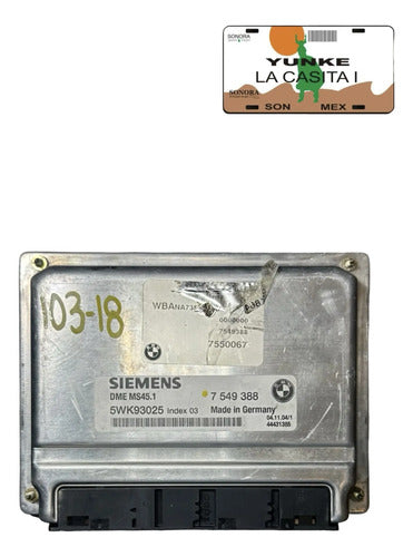 Pcm Computadora Bmw 530i 3.0l 2005 7 549 388