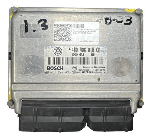Computadora Vw Passat 1.8l A/t 2002 Turbo 4b0 906 018 Cm P3