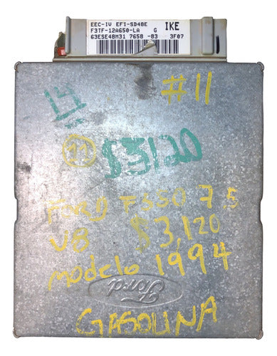 Computadora Ford F-350 1993-1994 7.5l A/t F3tf-12a650-la