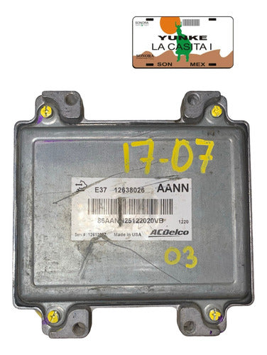 Computadora Chevrolet Malibu 2.4l 2012 12638026 (aann)