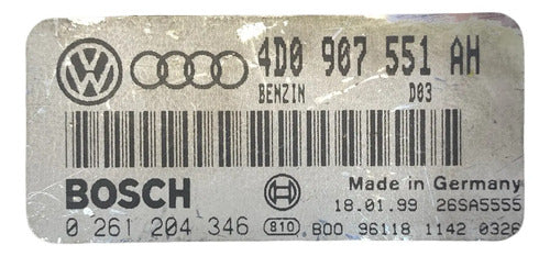 Pcm Computadora Vw Passat 2.8l A/t 97-02 4d0 907 551 Ah