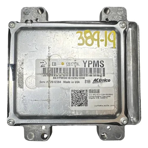 Pcm Computadora Chevrolet Impala 3.9l 2008 P2