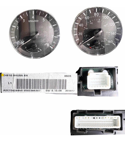 Velocimetro Cluster Nissan Altima 2018 2.5l 24810 9hu8a 6h Negro