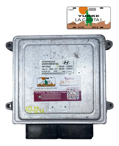 Pcm Computadora Hyundai Elantra 1.8l 11-13 39102-2emn3 P1