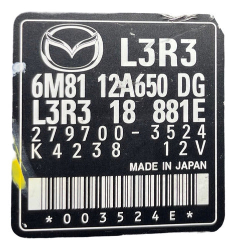 Computadora Mazda 6 2.3l 2006 6m81-12a650-dg