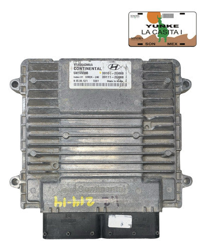 Computadora Hyundai Sonata 2.4l 2011-2014      39101-2g668