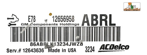 Computadora  Chevrolet Cruze 1.4l A/t 2014 12656958 (abrl)