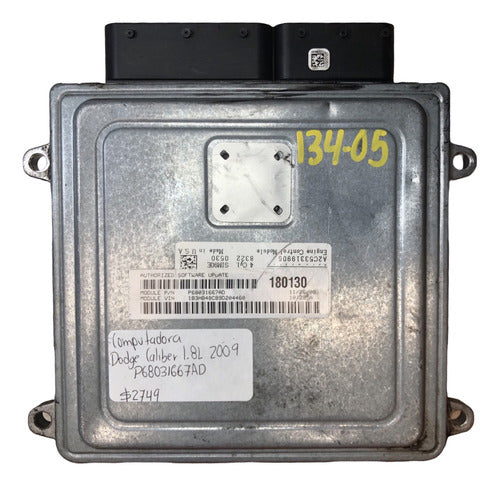 Computadora Dodge Caliber 1.8l 2009 P68031667ad