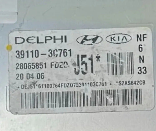 Computadora Hyundai Sonata 3.3l 06-08 39110-3c761 (j51)