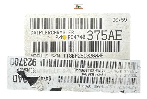 Computadora Dodge Caravan 2.4l 2004 P04748375ae