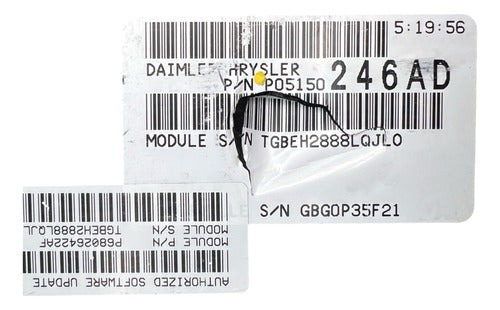 Computadora Chrysler 300 2.7L 08-10 P05150246AD