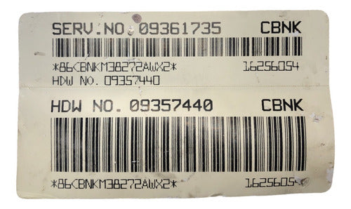 Computadora Chevrolet Malibu A/t 2000 09361735 (cbnk)