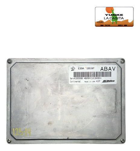 Computadora Chevrolet Captiva 2.4l 2015 12651807 (abav)
