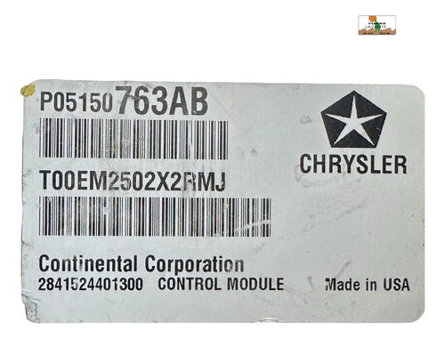 Computadora Dodge Avenger 2.4l 2013 P05150763ab