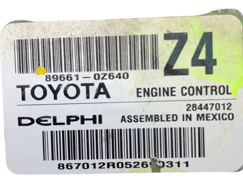 Pcm Computadora Toyota Corolla 1.8l 14-16 (z4) P4