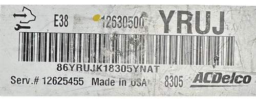 Pcm Computadora Gmc Sierra 1500 4.3l 2009 12630500 (yruj)