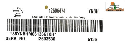Computadora  Chevrolet Impala 3.5l A/t 2006 12606474 (ynbh)