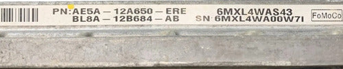 Computadora Ford Fusion 2.5l 11-12 Ae5a-12a650-ere