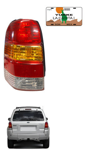 Calavera Lh Ford Escape 2001-2007 Izquierdo/conductor Rojo