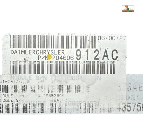 Computadora Chrysler Sebring 2.4l 2005 P04606912ac
