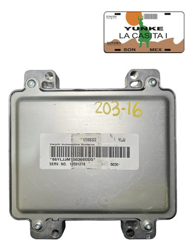 Pcm Computadora Buick Lacrosse 3.8l 2005 12598322 (yljj)