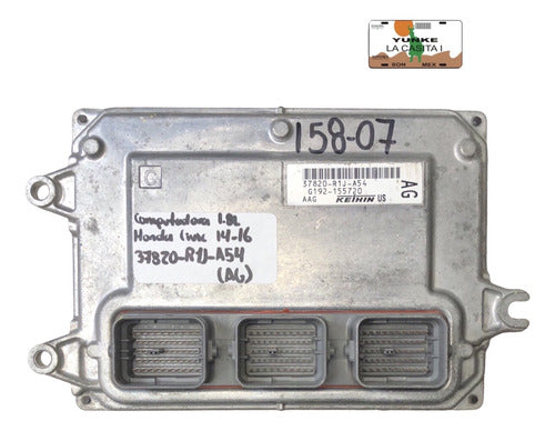 Computadora Honda Civic 1.8l 14-16 37820-r1j-a54 (ag)
