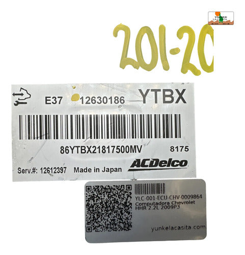 Pcm Computadora Chevrolet Hhr 2.2l 2009p3