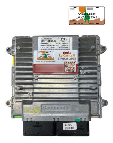 Computadora Kia Optima 2.4l 11-13 39101-2g879