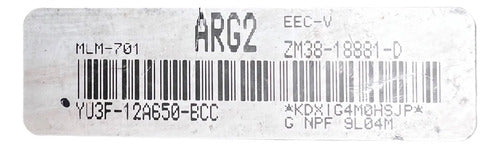 Computadora Mazda Protege 1.6l A/t 2000 Yu3f-12a650-bcc