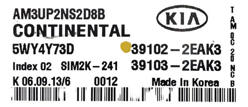 Computadora Kia Soul 2.0l 12-13 39102-2eak3