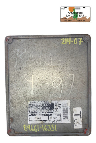Computadora Toyota Tercel 1.5l 1995-1996  89661-16351