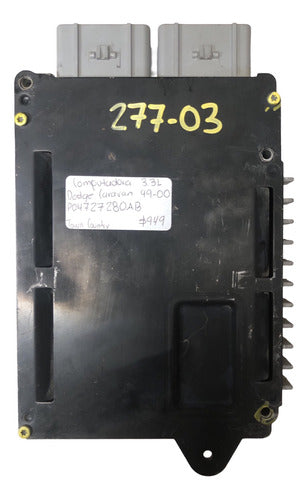 Computadora Dodge Caravan 3.3l 99-00 P04727280ab