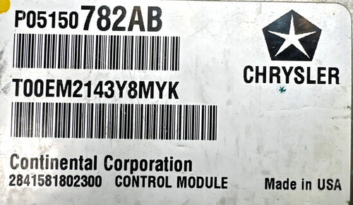 Pcm Computadora Dodge Journey 3.6l 2014