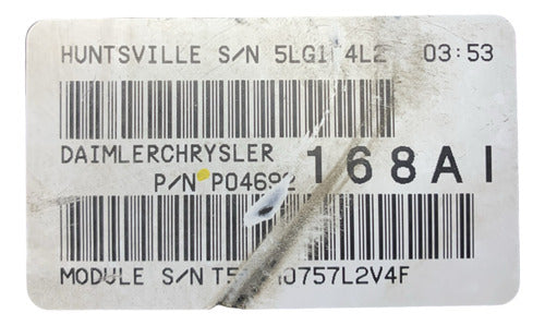 Caja De Fusibles Dodge Avenger 2007-2010 P04692168ai