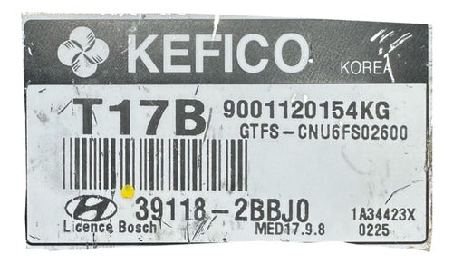 Computadora Hyundai Veloster 1.6l Turbo 2013 39118-2bbj0