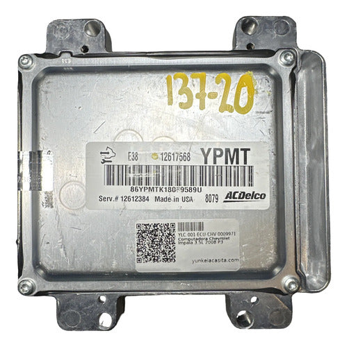 Pcm Computadora Chevrolet Impala 3.5l 2008 P3