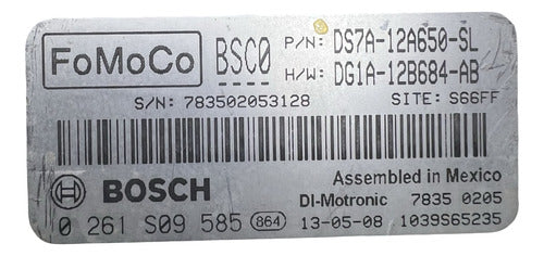 Computadora Ford Fusión 2.0l A/t 2013 Ds7a-12a650-sl