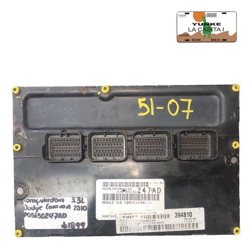Computadora Dodge Caravan 3.3l 2010 P05150247ad