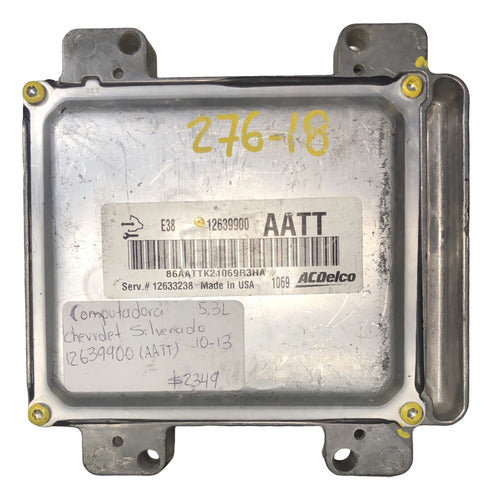 Computadora Chevrolet Silverado 5.3l 10-13 12639900 (aatt)