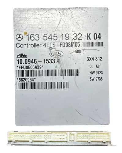 Módulo Abs Mercedes Benz Ml320 3.2l 98-03 163 545 19 32 Plateado