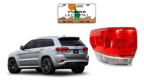 Calavera Lh Original Jeep Grand Cherokee 2014-2020 Izquierdo/conductor Rojo