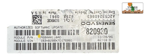Pcm Computadora Dodge Caliber 2.0l A/t 07-10 P68000110ad