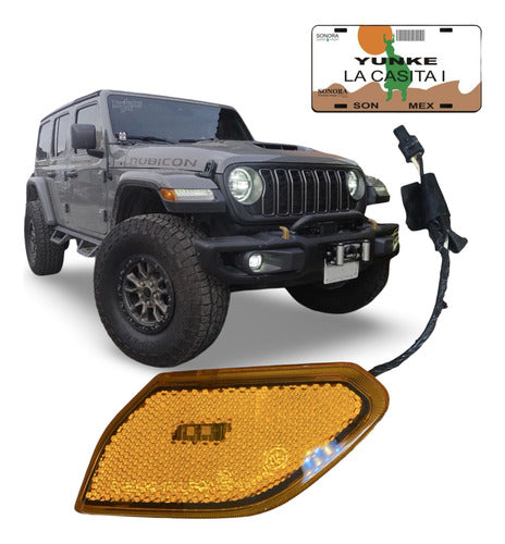 Luz De Posición Lh Jeep Wrangler 2018-2026  Pc68302119ab Naranja