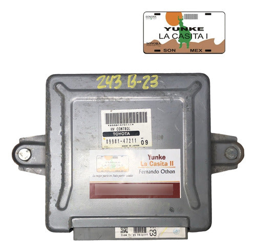 Computadora Toyota Prius 1.5l 06-09 89981-47211