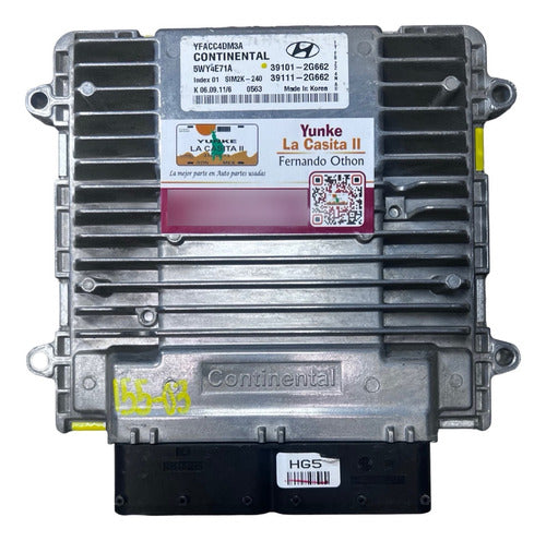 Computadora Hyundai Sonata 2.4l 11-14 39101-2g662