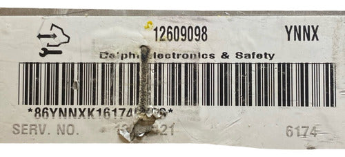 Computadora Pontiac G6 3.5L 2007 12609098 (YNNX)